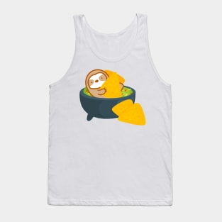 Chips and Guacamole Sloth Tank Top